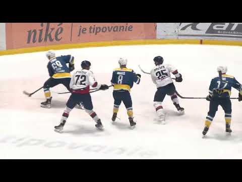 21. kolo Modré krídla Slovan -HC 19 Humenné 1:5 (HIGHLIGHTY)