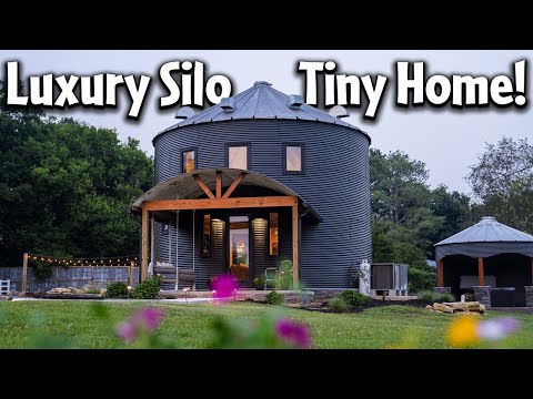 Grain Silo Converted to a Luxury Tiny House!