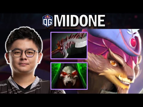 OG.MIDONE PANGOLIER IN A PRO MATCH - DOTA 2 7.27 GAMEPLAY