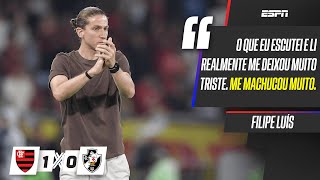 FILIPE LUÍS FAZ DESABAFO APÓS VITÓRIA DO FLAMENGO CONTRA O VASCO NO CAMPEONATO CARIOCA
