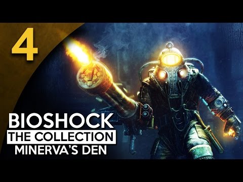 Let's Play BioShock 2 Minerva's Den Remastered Part 4 - Archive [BioShock Collection Blind Gameplay]