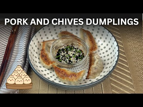 How To Make The Easiest Pork And Chives Dumplings With A Delicious Dipping Sauce