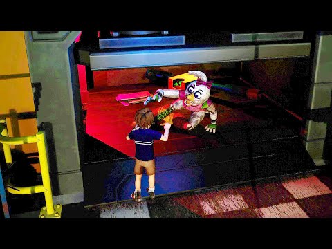 How Gregory destroys Chica 3rd Person View - FNAF Security Breach