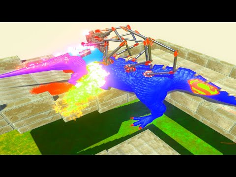 MINECRAFT TREX DEATH RUN - Animal Revolt Battle Simulator
