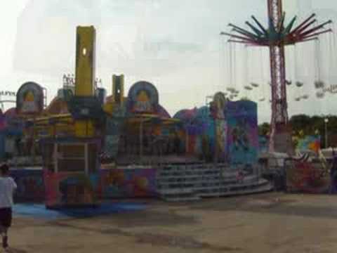 Cranger Kirmes 2008 Aufbaufotos vom 28.07.2008