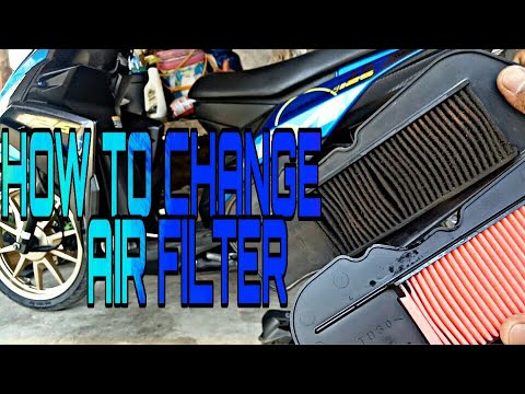 HOW TO CHANGE AIRFILTER | MIO i 125