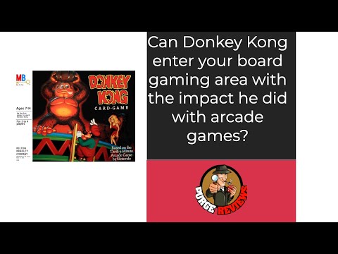 The Purge: # 3719 Donkey Kong Card Game: The old classic arcade game on your board gaming table