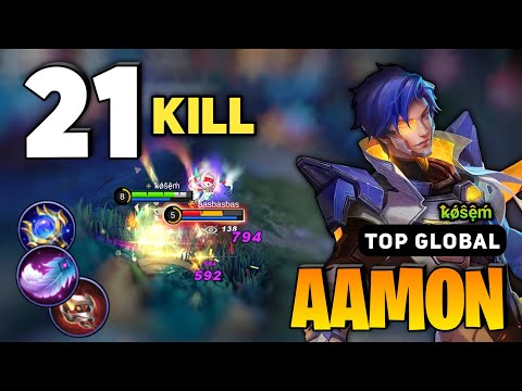 Aamon Best Build 2023 [ Aamon Top Global Gameplay ] ꝅǿŝệḿ - Mobile Legends