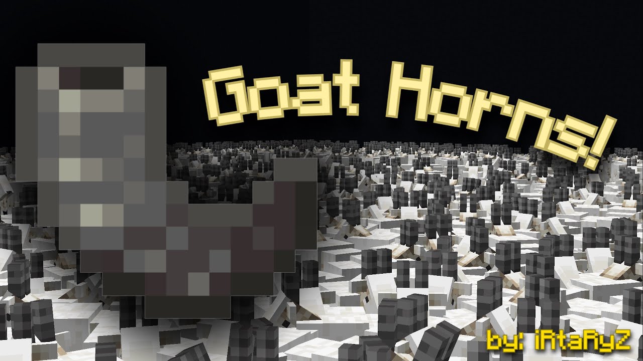 Minecraft Datapack - Goat Horns!