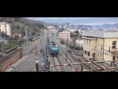 Succursale dei Giovi : Transiti a Doppio Bivio Fegino (parte 1/2) .