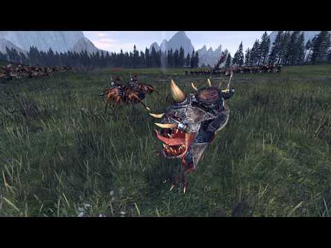 Total War Warhammer Multiplayer Battles - Dragon ogre shaggoths charge