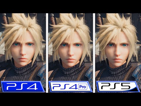 Final Fantasy VII REMAKE | PS5 - PS4 Pro - PS4 | Graphics Comparison & FPS