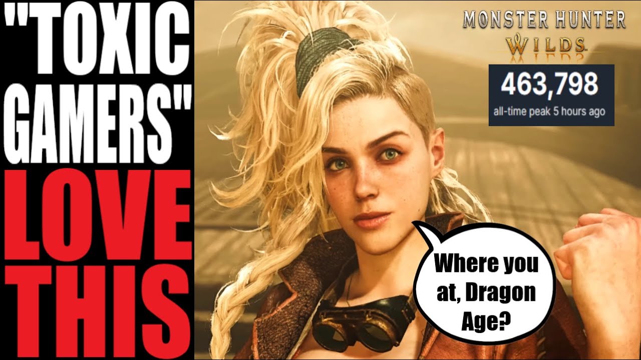 Monster Hunter Wilds DESTROYS Dragon Age on its launch day; MoDeRn AuDiEnCe is coping and seething