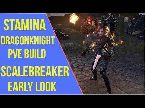 Stamina Dragonknight PVE Build - ESO Scalebreaker Early Look