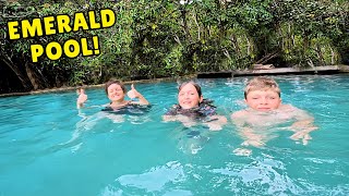 SWIMMING in the EMERALD POOL in KRABI, THAILAND 🇹🇭 | EATING THAI FOOD