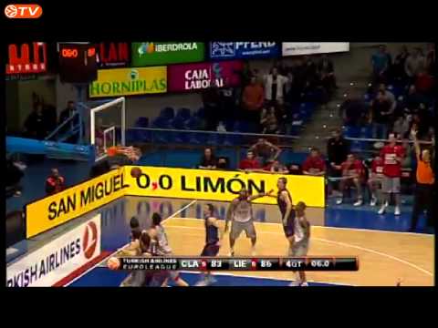 Khalid El-Amin amazing shot for the win! BC Lietuvos Rytas