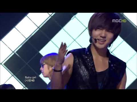 [HD] 100605 Super Junior - 미인아 (BONAMANA) @ MBC Music Core