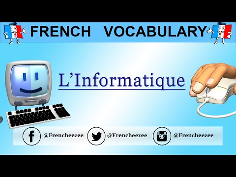 フランス語を学ぶ - ENGLISH COMPUTER VOCABULARY - コンピュータサイエンス (Learn French - FRENCH COMPUTER VOCABULARY - L'informatique)
