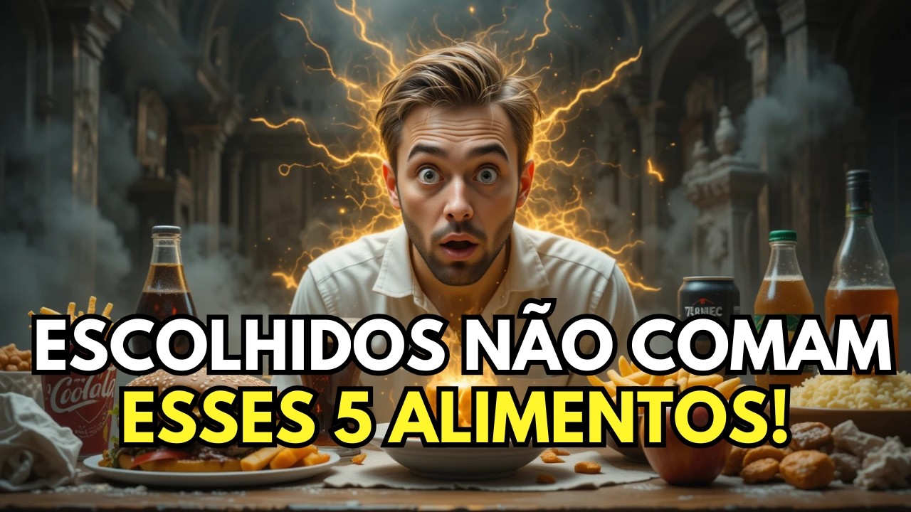 ESCOLHIDOS: VOCÊS NÃO PODEM COMER ESSES 5 ALIMENTOS - CUIDADO 🔥⚡