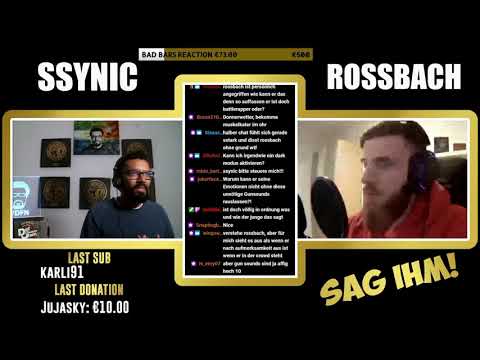 SAG IHM! SSYNIC & ROSSBACH über diverse Differenzen