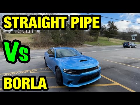 Dodge Charger R/T 5.7L HEMI V8: BORLA ATAK Vs STRAIGHT PIPE!