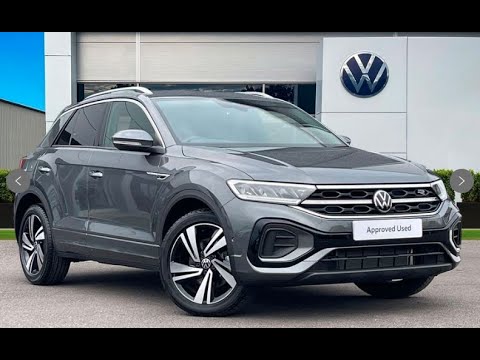 Approved Used Volkswagen T-Roc R-Line 2.0 TDI DSG Indium Grey | Wrexham Volkswagen