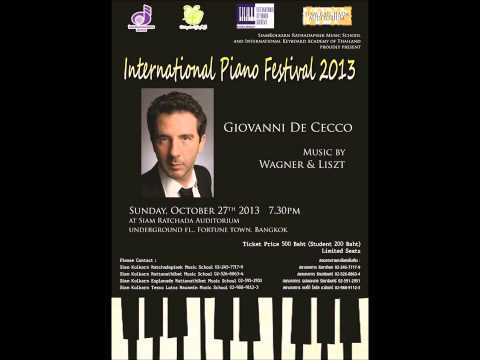 Giovanni De Cecco plays Wagner-Liszt: 