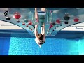 A Climbing Wall At The Swimming Pool WaterClimbing