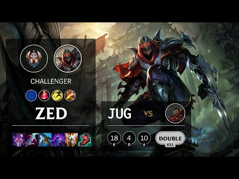 Zed Jungle vs Graves - EUW Challenger Patch 11.19