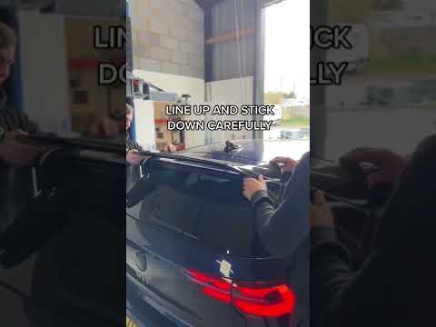 HOW TO FIT A MK8 GOLF CLUBSPORT SPOILER 🔧 #mk8gti #mk8r #golfr #gti #cars