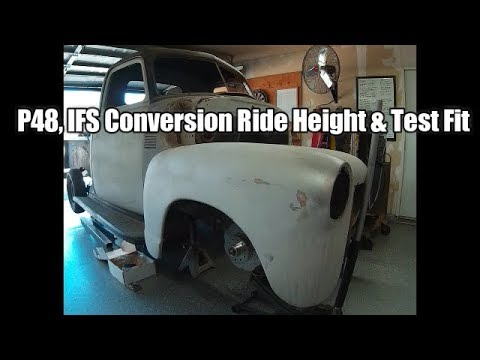 P48 Project; Helix Mustang II IFS Install, Part 3 - Ride Height & Motor Position