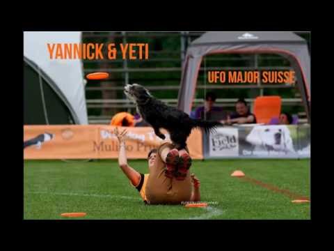 Yannick & Yeti, discdog, ufo major Ticino 2016