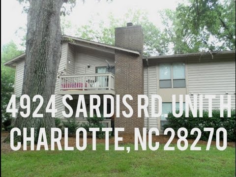 SOLD! 4924 Sardis Rd. Unit H Charlotte, NC 28270