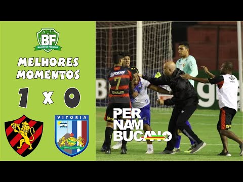 Sport 1 x 0 Vitória PE | Campeonato Pernambucano 2020 | Melhores lances | Barrinha Fechada