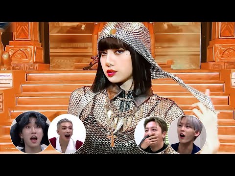 IDOLS reaction to LISA appearance in Kingdom [SKZ, BTOB, ATEEZ, SF9]