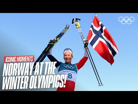 Iconic Norwegian moments at the Winter Olympics! 🇳🇴