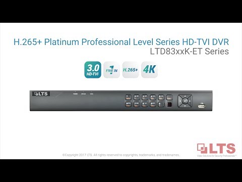H.265+ Platinum Professional Level Series HD-TVI DVR - LTD83xxK-ET Series