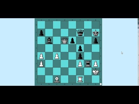 Problem 28 - Crni igra i matira - SERTIĆ vs KULjAjEVIĆ