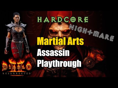SSF Hardcore Martial Arts Assassin Nightmare Part I Diablo 2 Resurrected
