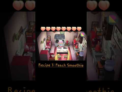 How to make Peach Smoothie 🍑 #shorts