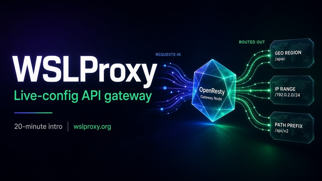 Workstation WSL Proxy — product intro