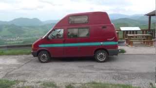 preview picture of video 'Panorama of Stolica mountains - Poland to Hungary by camper van part 40'