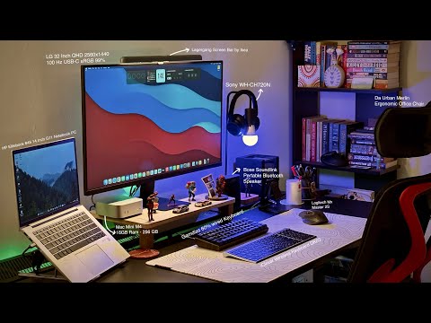 Building a Clean 2025 Home Office Setup V3 – Mac Mini M4 2024 + LG 32″ 32U631A-B QHD Tour!