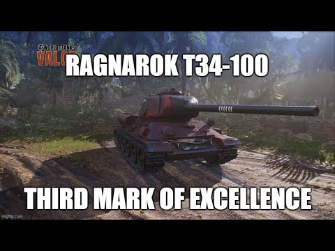 Ragnarok T-34/100 Third Mark of Excellence ll Wot Console