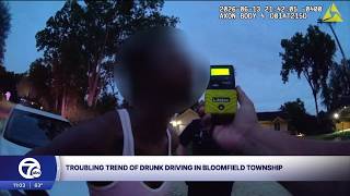Bloomfield Township police make 8 drunken driving arrests in one week amid troubling trend