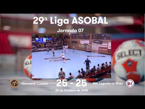 LIGA ASOBAL J07: Liberbank Cuenca - BM. Logroño La Rioja 25-25