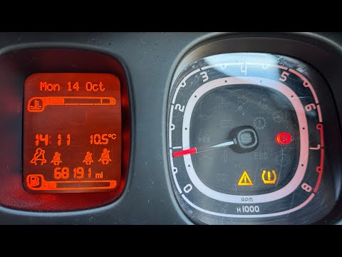 Fiat Panda TPMS Warning Light Reset Tyre pressure light