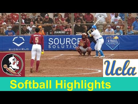 #20 UCLA vs #5 Florida State Softball Game Highlights, Feb 16 2024