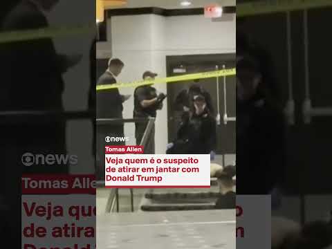 Veja quem é o suspeito de atirar em jantar com Donald Trump