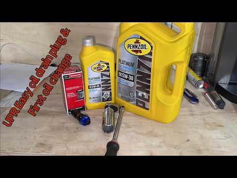 UPR easy drain plug install & First oil change / 2022 Explorer ST